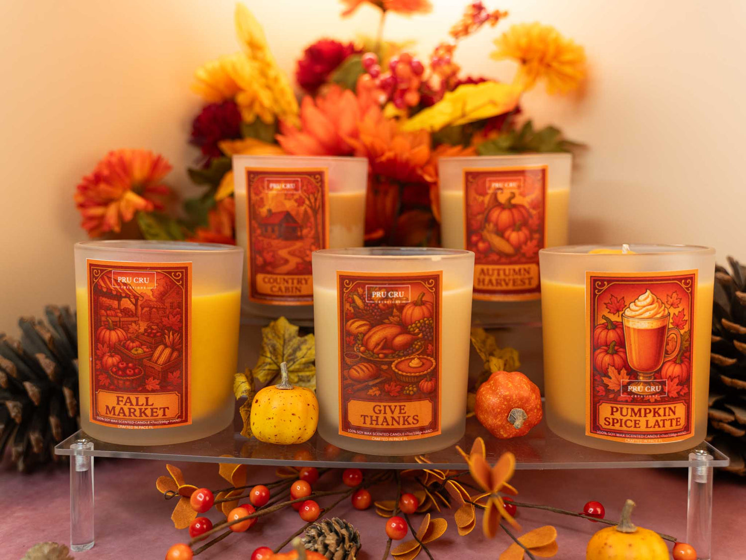 Fall/Halloween Candles